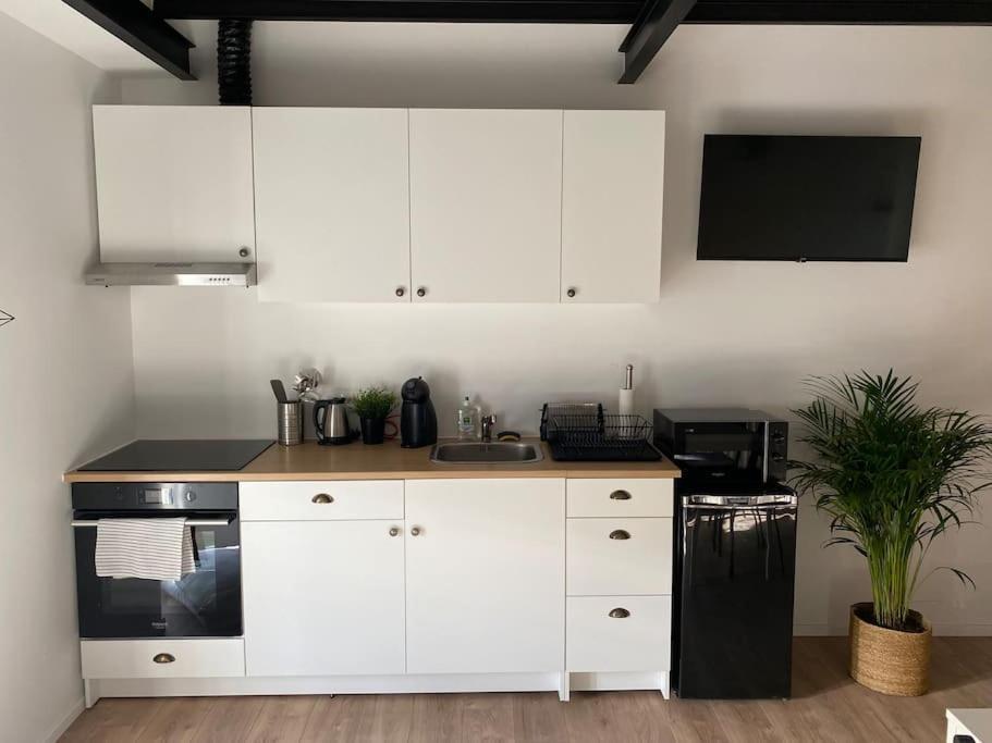 Appart Renove En Duplex Avec Terrasse Et Garage Bouleurs Exterior photo